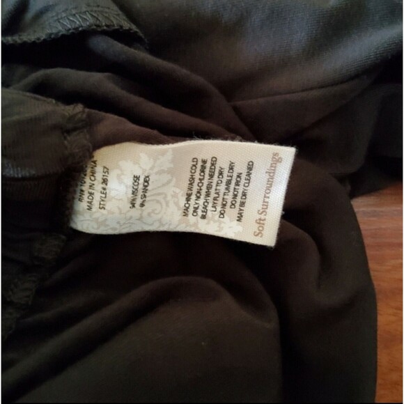 Soft Surroundings Turtleneck Long Sleeve Top Size L Brown New - Picture 5 of 5